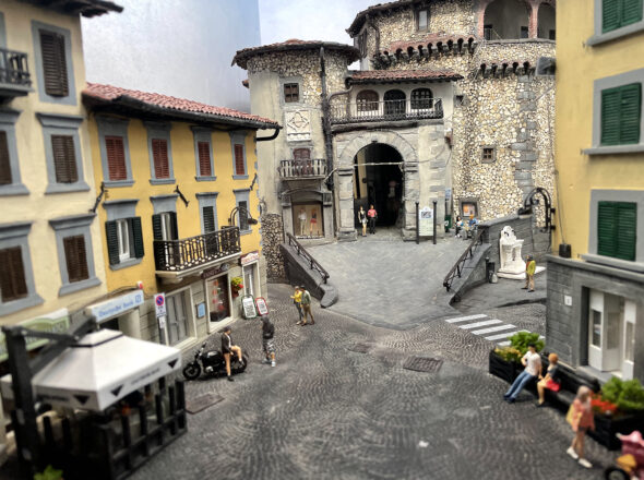 Diorama Castelnuovo di Garfagnana square