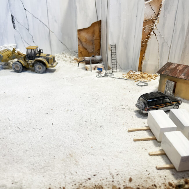 Diorama marble quarries Carrara 5