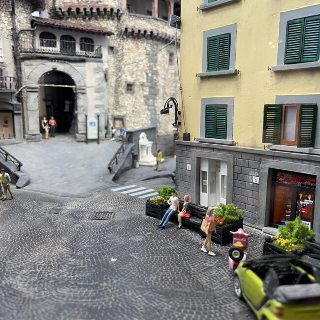 Diorama of Castelnuovo Garfagnana Lucca