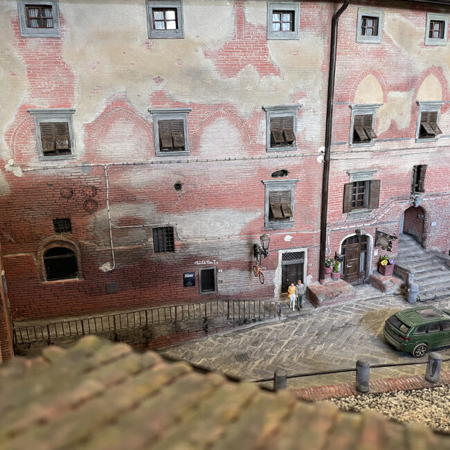 Diorama of the village of San Miniato