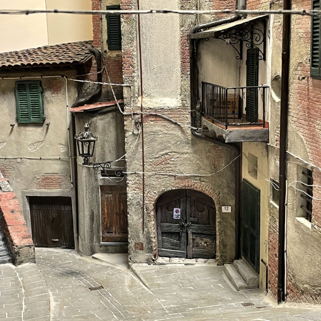 Diorama street Corbiano Peccioli