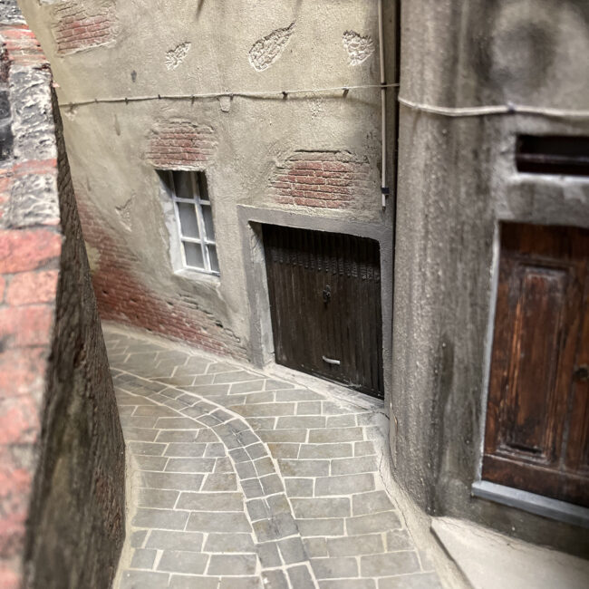 Littele street diorama Peccioli