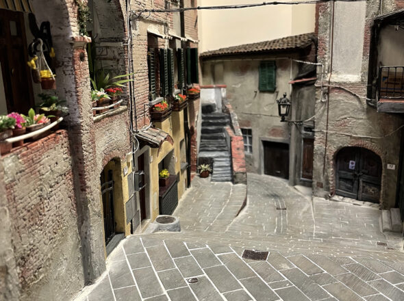 Perspective diorama Peccioli