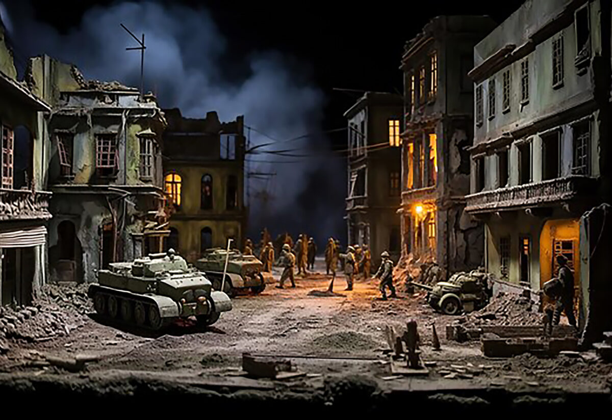 Lighting in dioramas