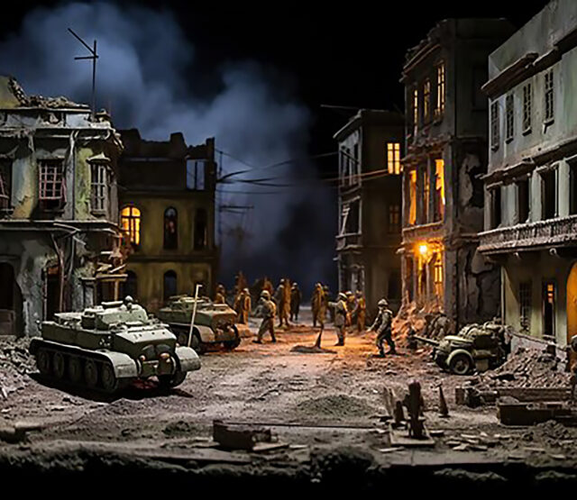 Lighting in dioramas