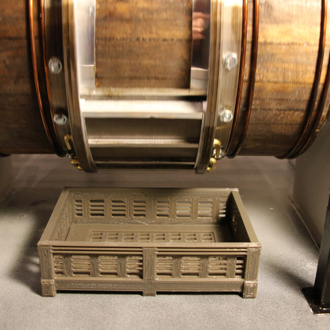 Model of the tannery drum